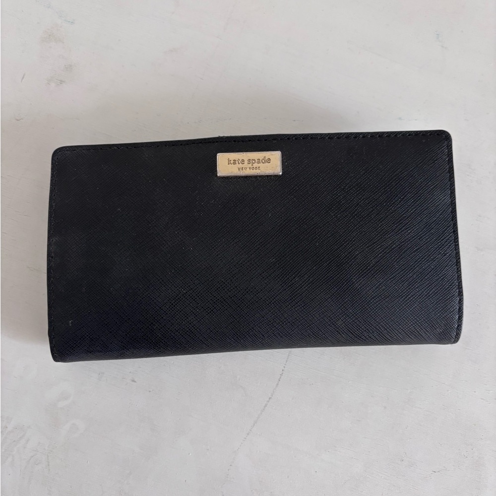 Kate Spade Black Clutch Wallet